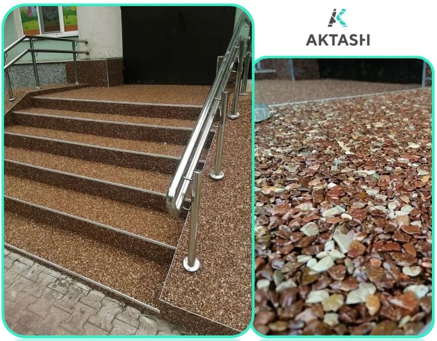 Aktash のストーンカーペットと製品